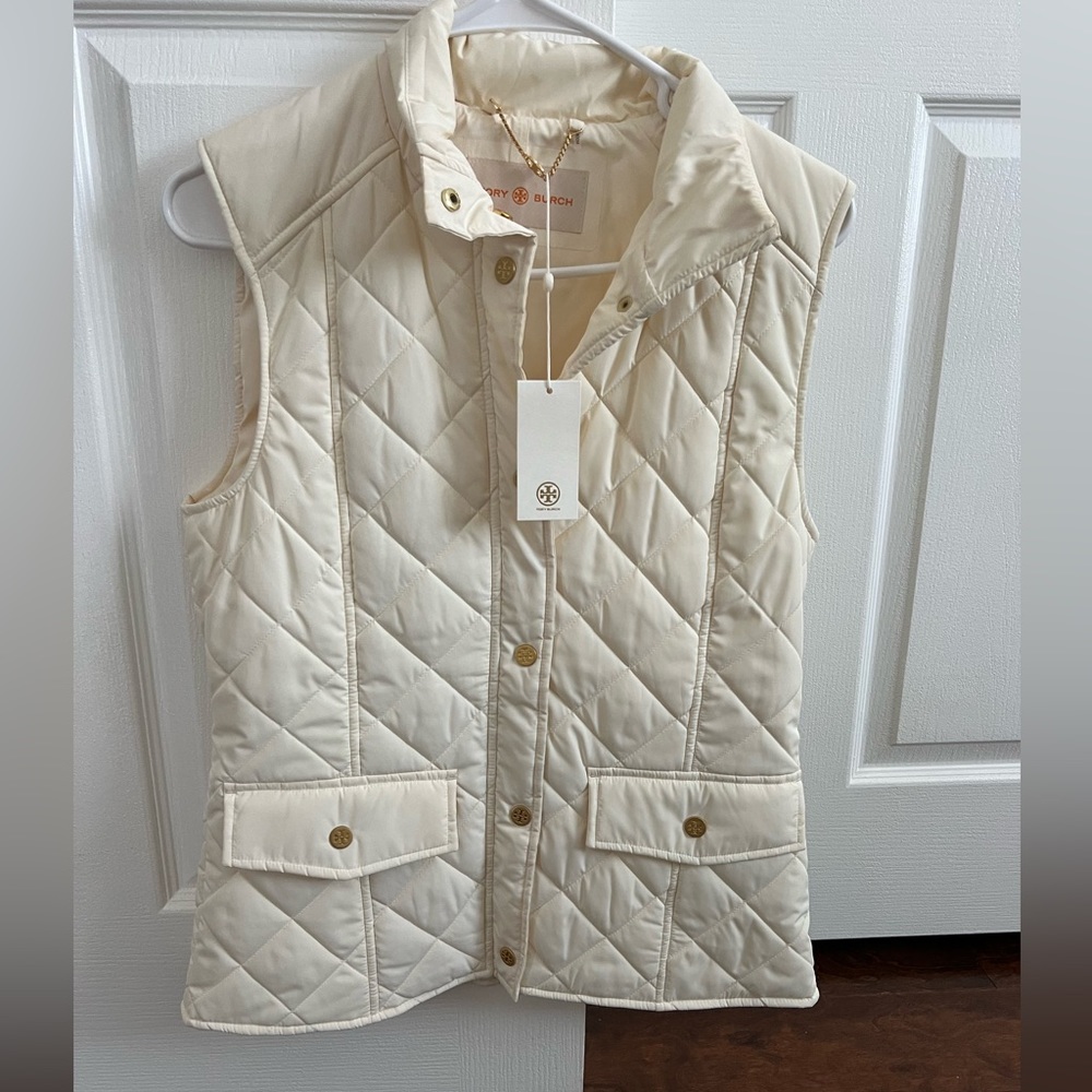 Tory Burch quilted vest